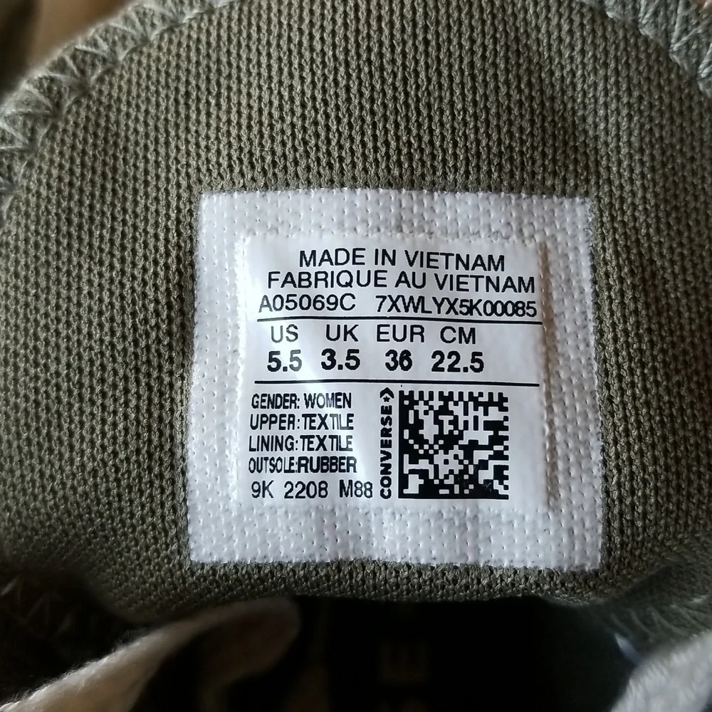 Converse Chuck Taylor All Star Lift Platform Autumn Embroidery Shoes. Size 5.5 - Picture 5 of 12